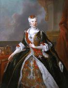Louis de Silvestre Portrait of Maria Josepha of Austria oil on canvas